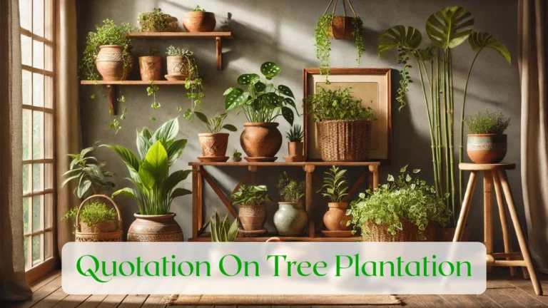 Quotation On Tree Plantation - Blog Featured Image