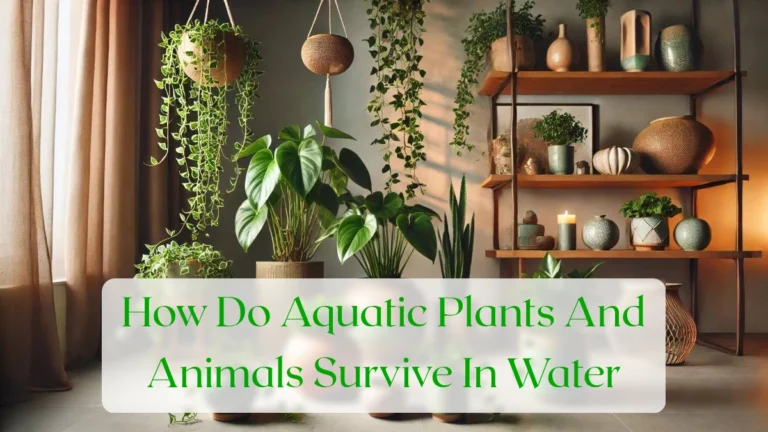 How Do Aquatic Plants And Animals Survive In Water - Blog Featured Image