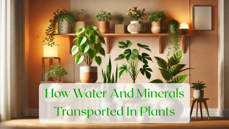 How Water And Minerals Transported In Plants - Blog Featured Image